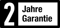 2 Jahre Herstellergarantie