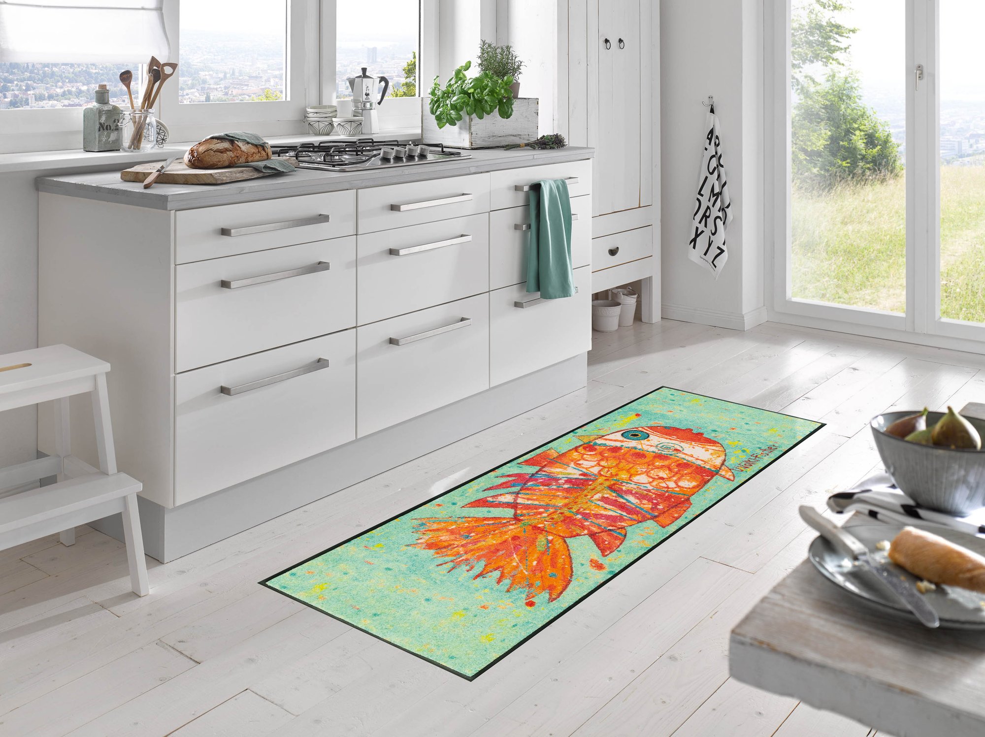 wash+dry Fussmatte Funky Fish 60/180 9010216038736