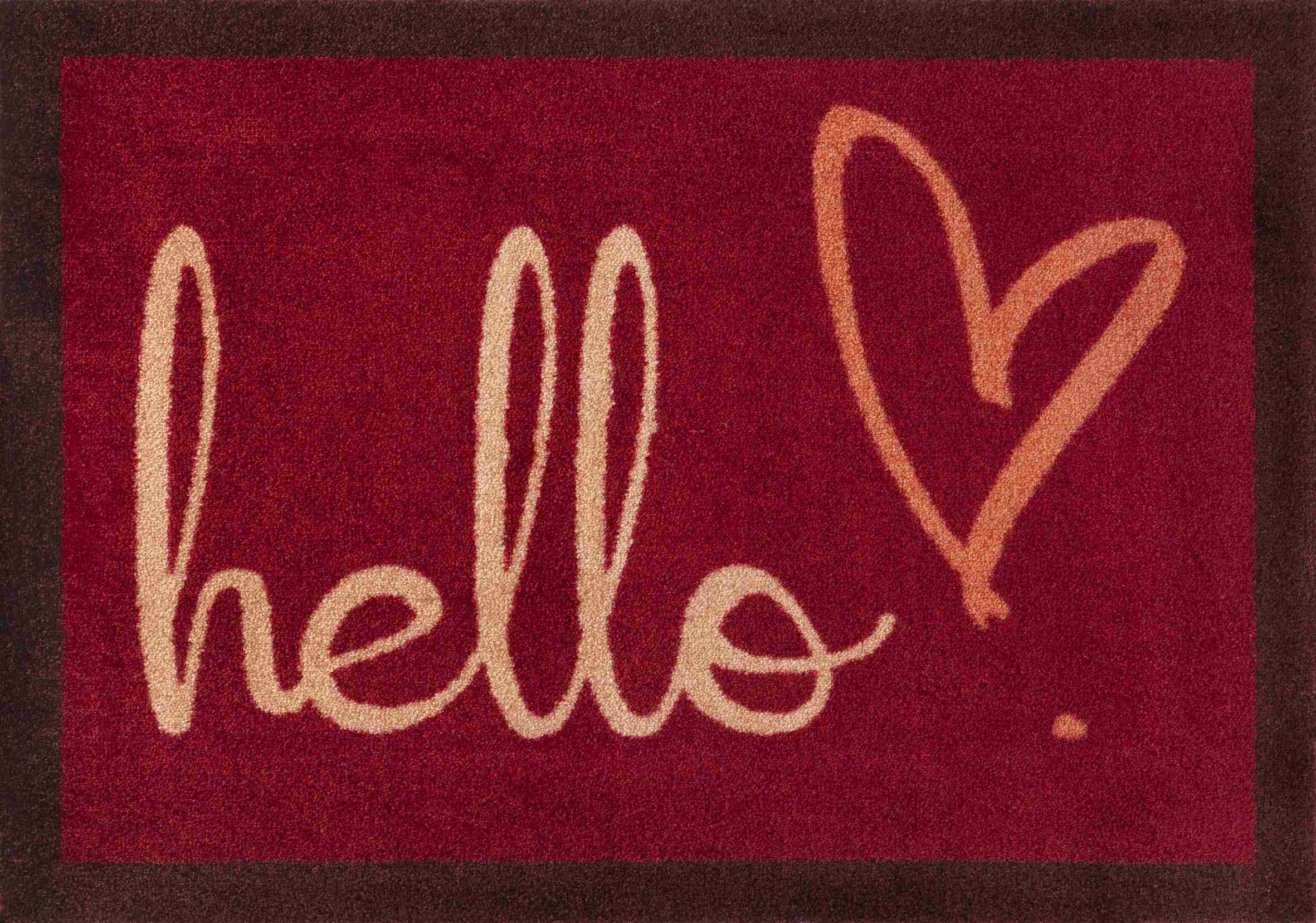 wash+dry Fussmatte Hello Heart 50/70 9010216055160