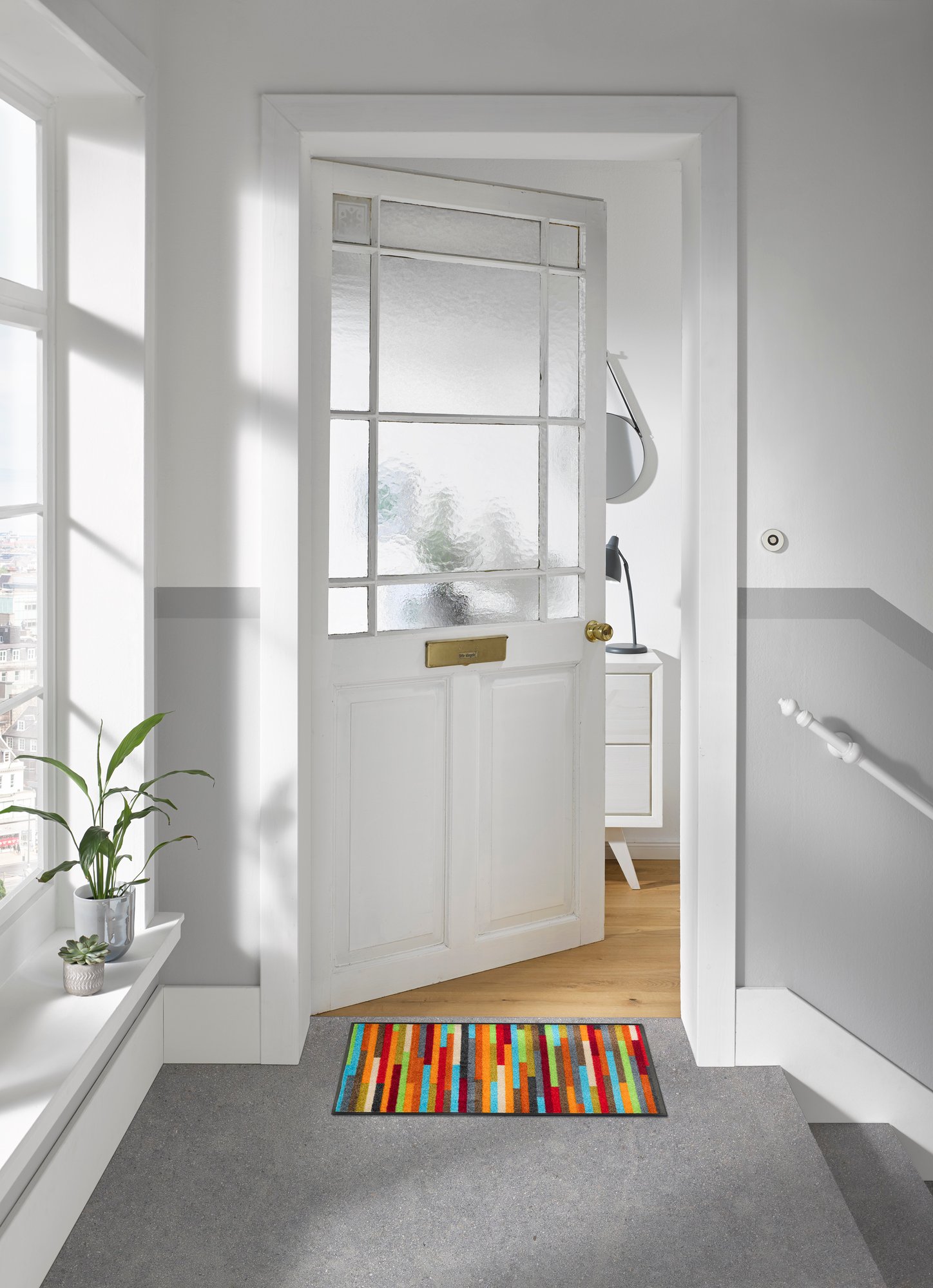 wash+dry Eingangsmatte Mikado Stripes 50/75 4032445062318