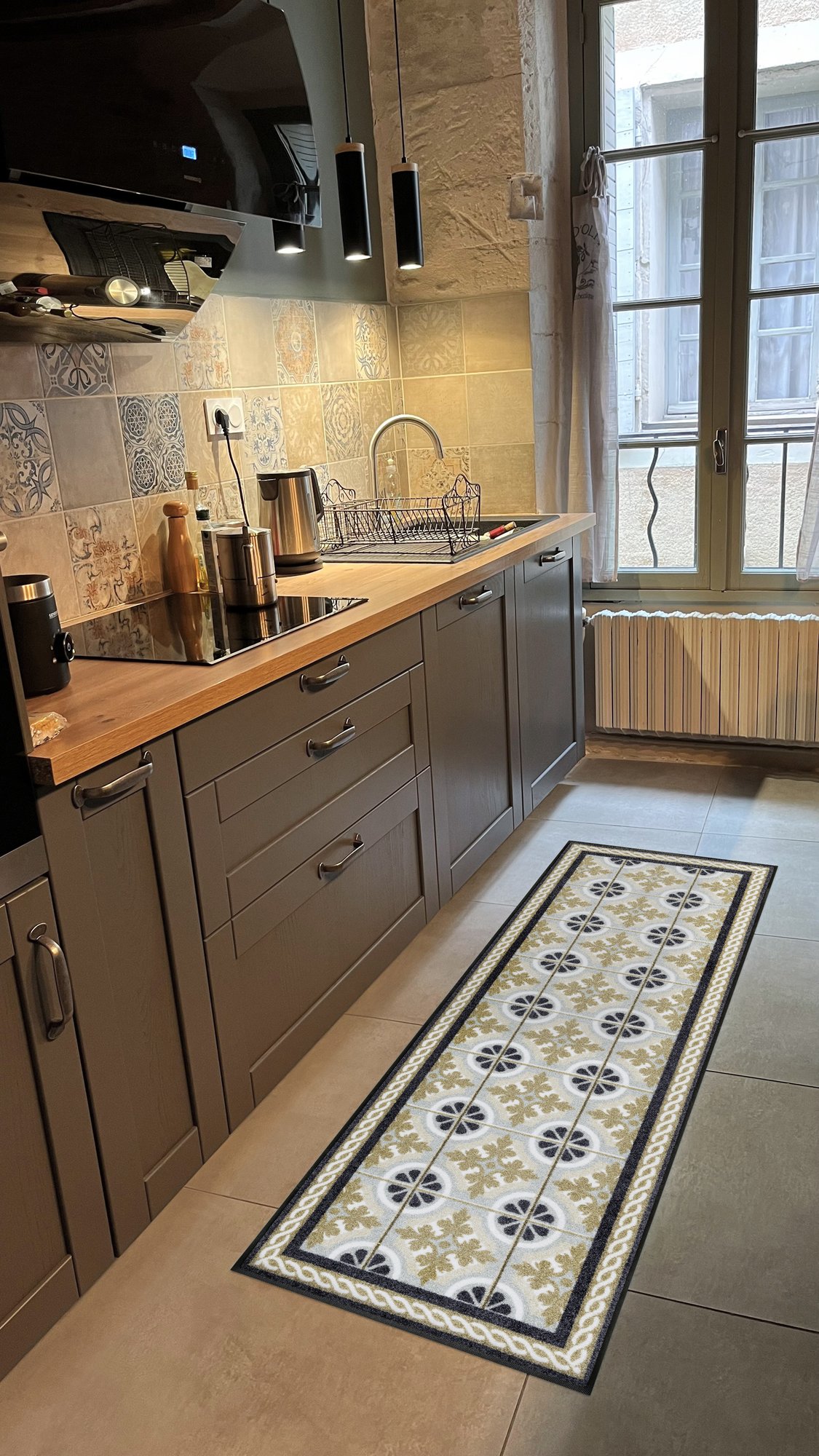 wash+dry Fussmatte Kitchen Tiles 60/180 4032445087984