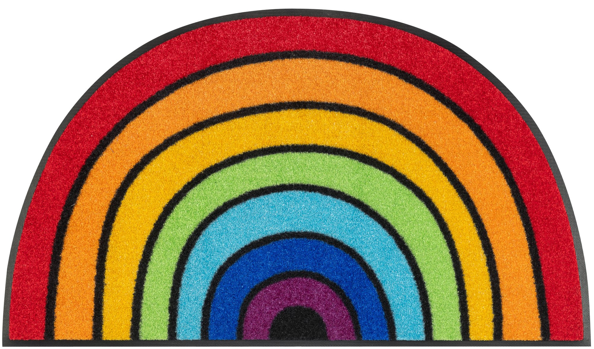 wash+dry Fussmatte Round Rainbow 50/85 9010216051735