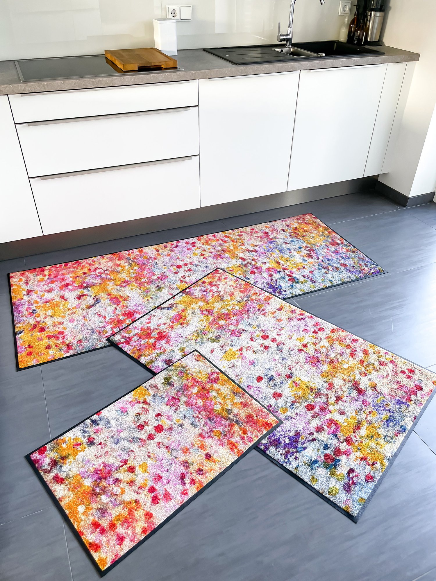 wash+dry Eingangsmatte Wild Summer 75x190 cm 9010216062281