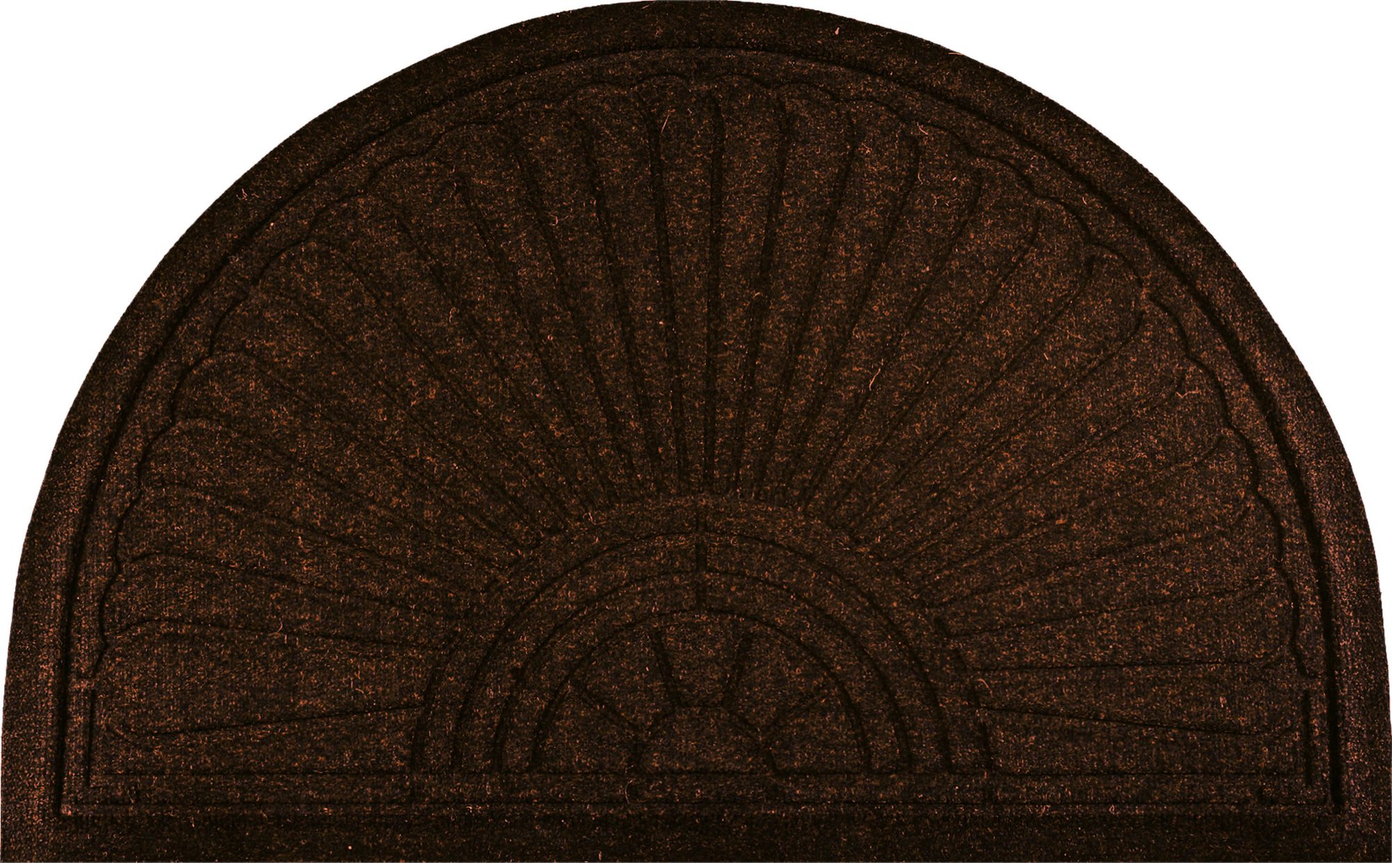 wash+dry Fussmatte DUNE Halfmoon dark brown 55/85 9010216057621