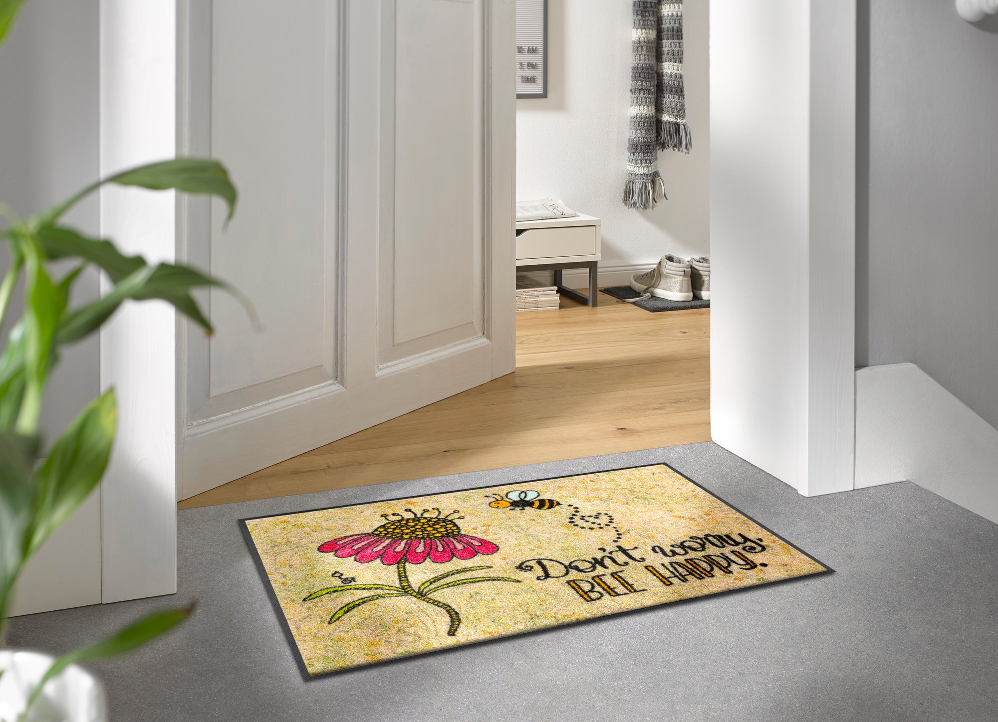 wash+dry Fussmatte Bee Happy 50x75 9010216070859