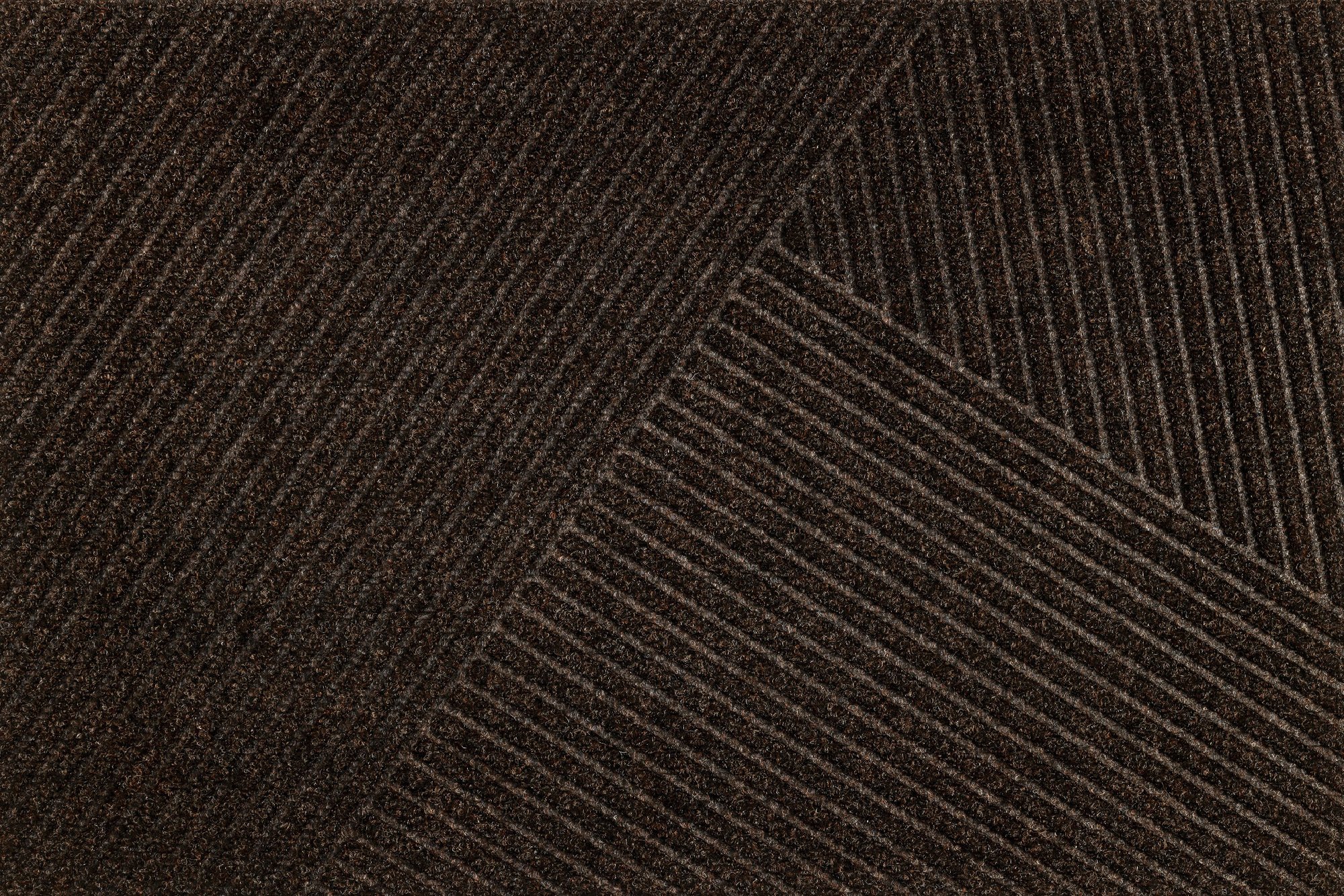 wash+dry Fussmatte DUNE Fussmatte Stripes dark brown 60x90 9010216054385