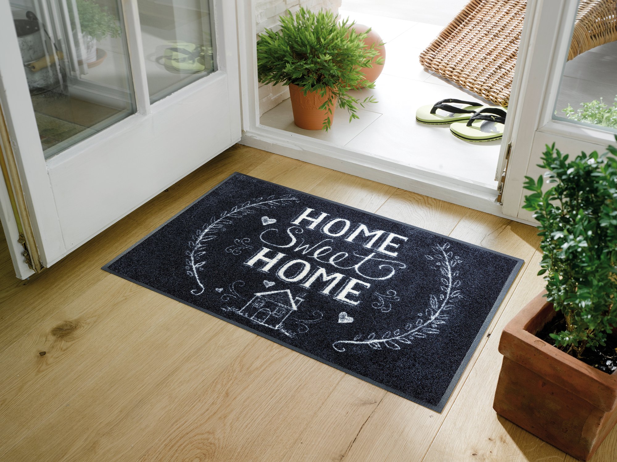 wash+dry Fussmatte Chalky Home 50/75 4032445078975