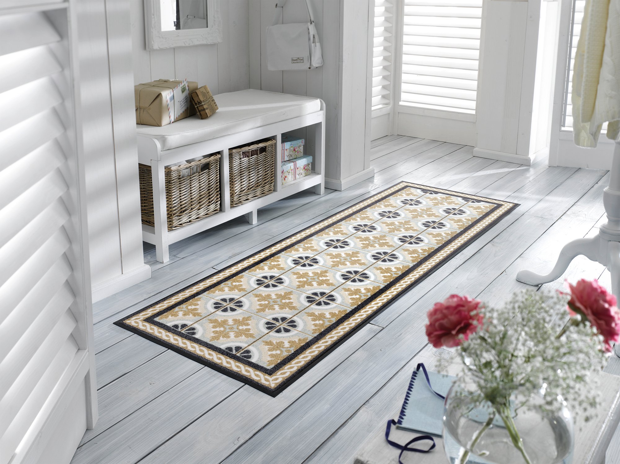 wash+dry Fussmatte Kitchen Tiles 60/180 4032445087984