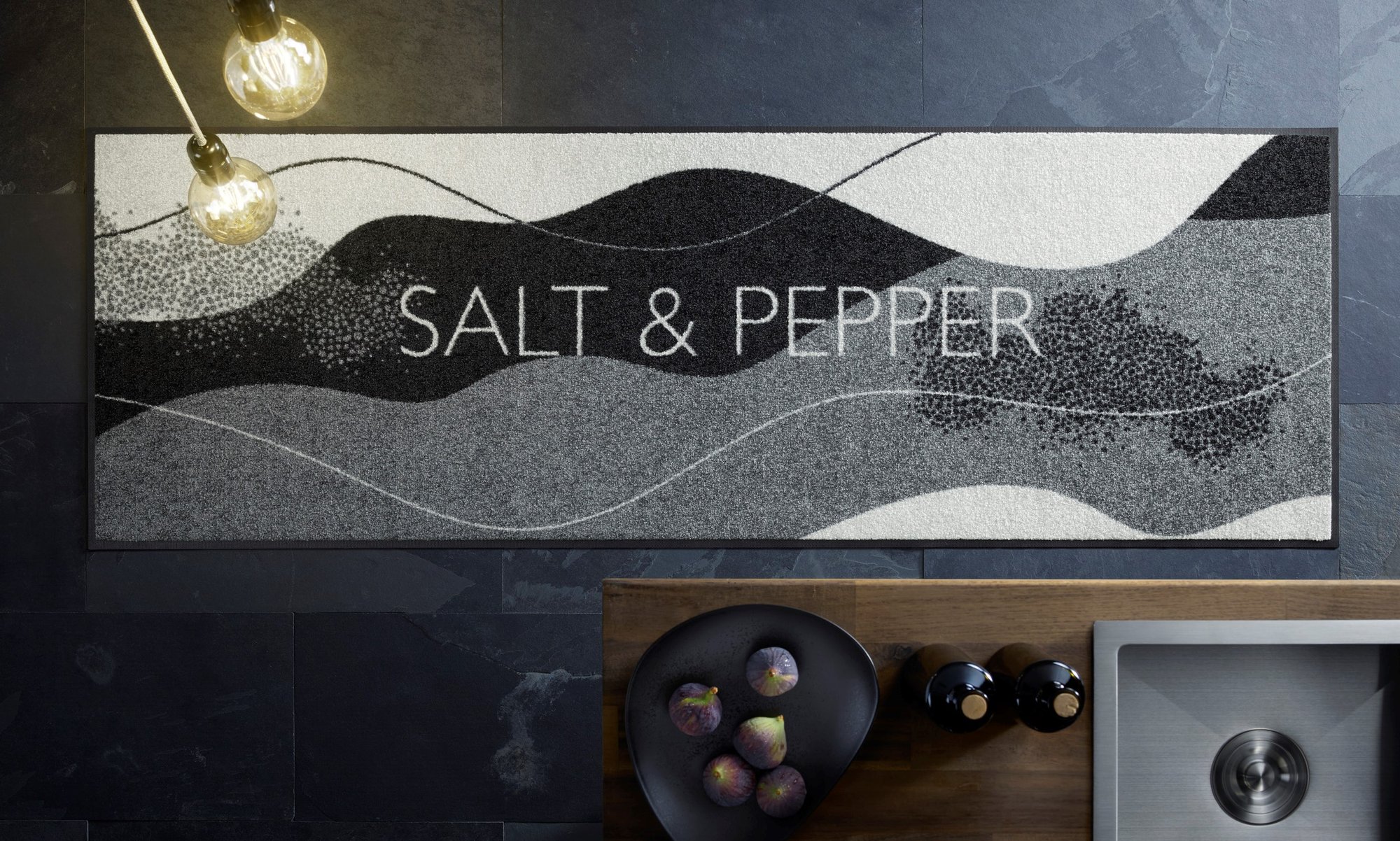 wash+dry Fussmatte Salt & Pepper 60x180 cm 9010216062298