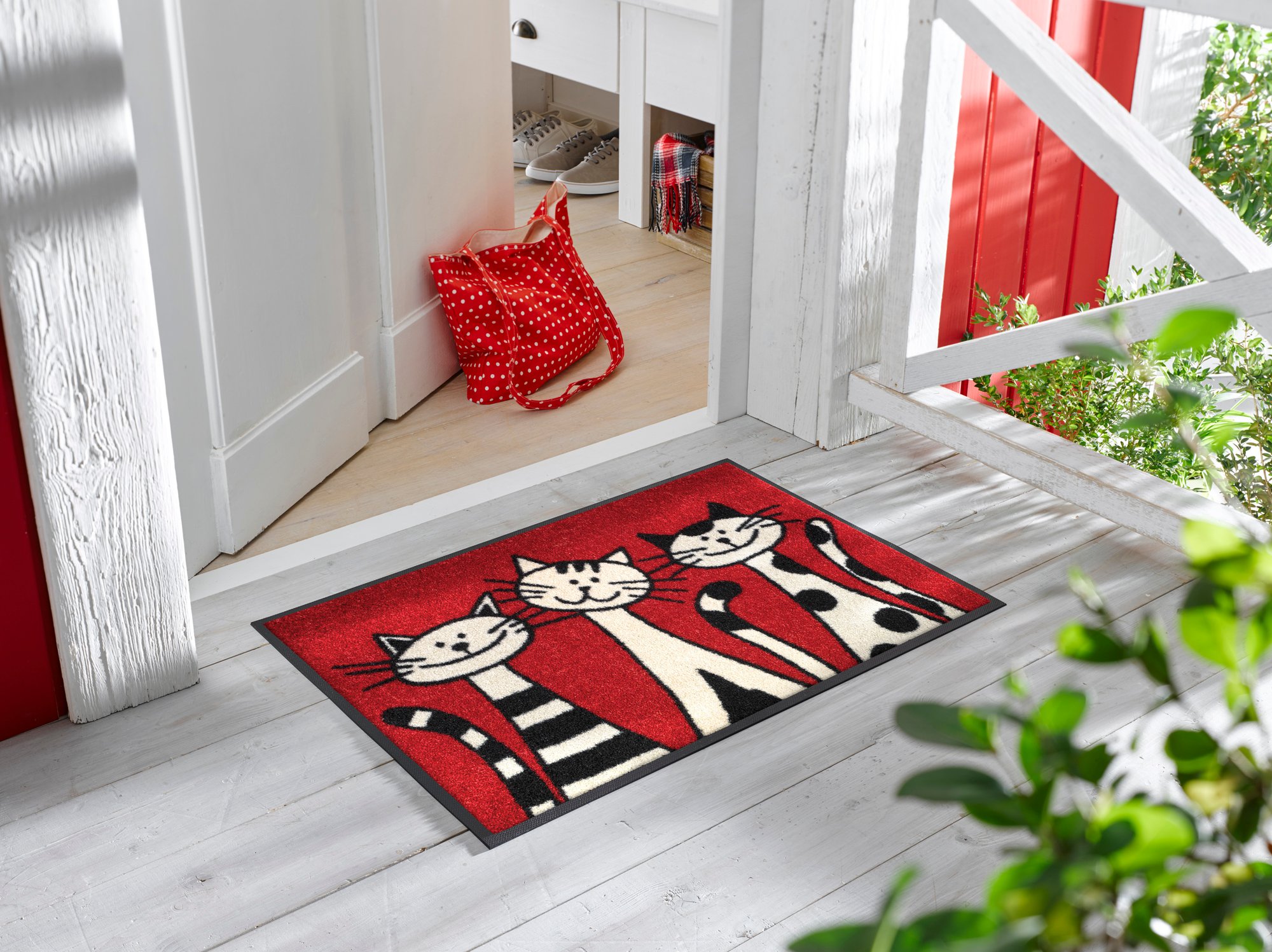 wash+dry Fussmatte Three Cats 50/75 4032445030812