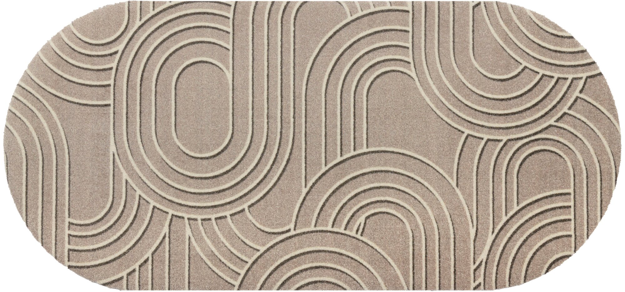 wash+dry Fussmatte Läufer Sand Twist 70x150 9010216065459