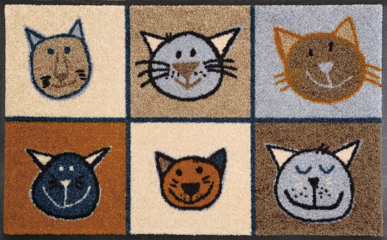 wash+dry Fussmatte Miau Miau 50/75 4032445008217
