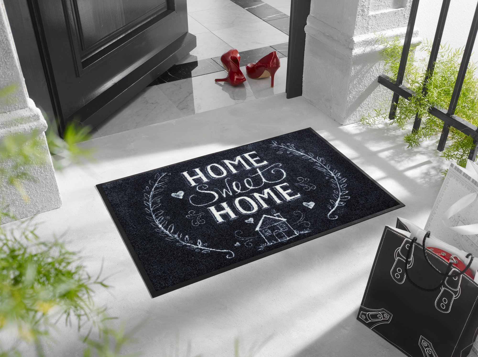 wash+dry Fussmatte Chalky Home 50/75 4032445078975