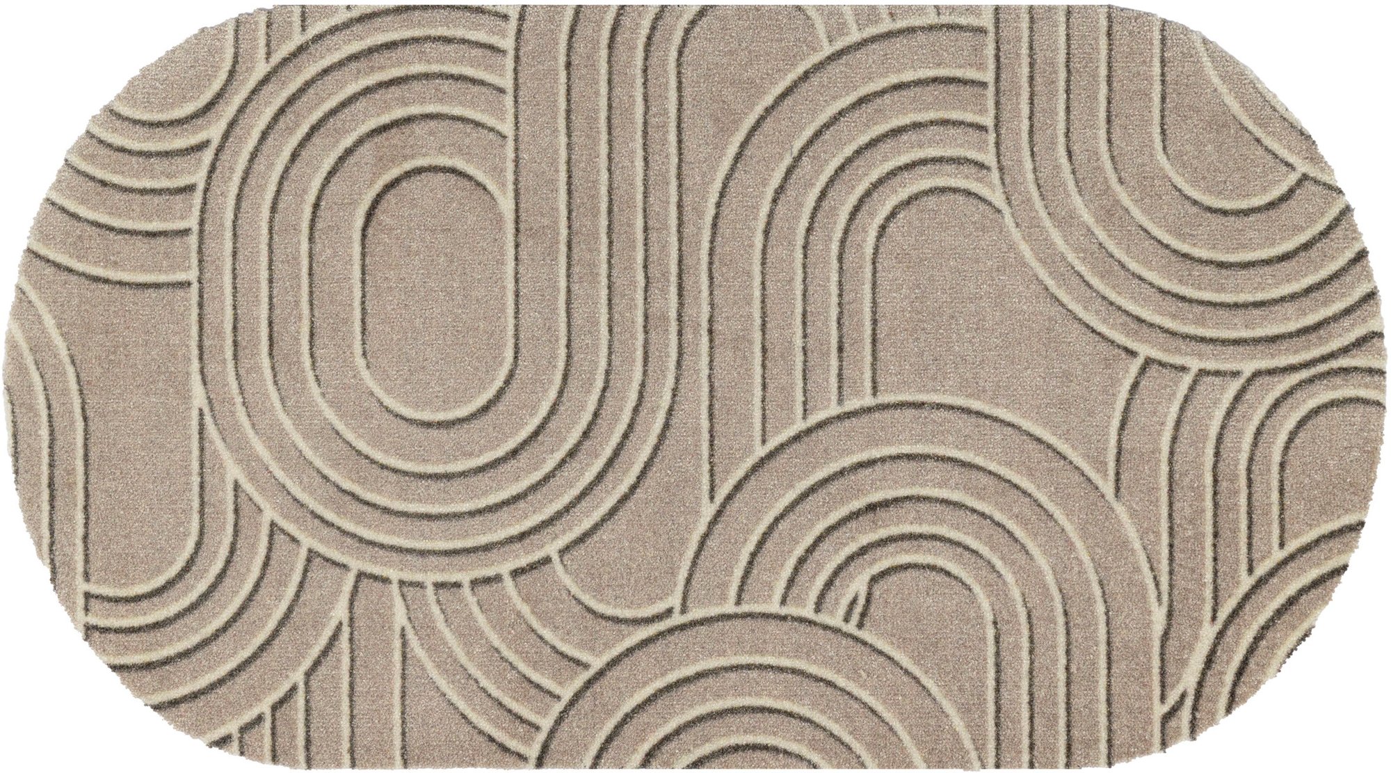 wash+dry Eingangsmatte Sand Twist 50x90 9010216065442