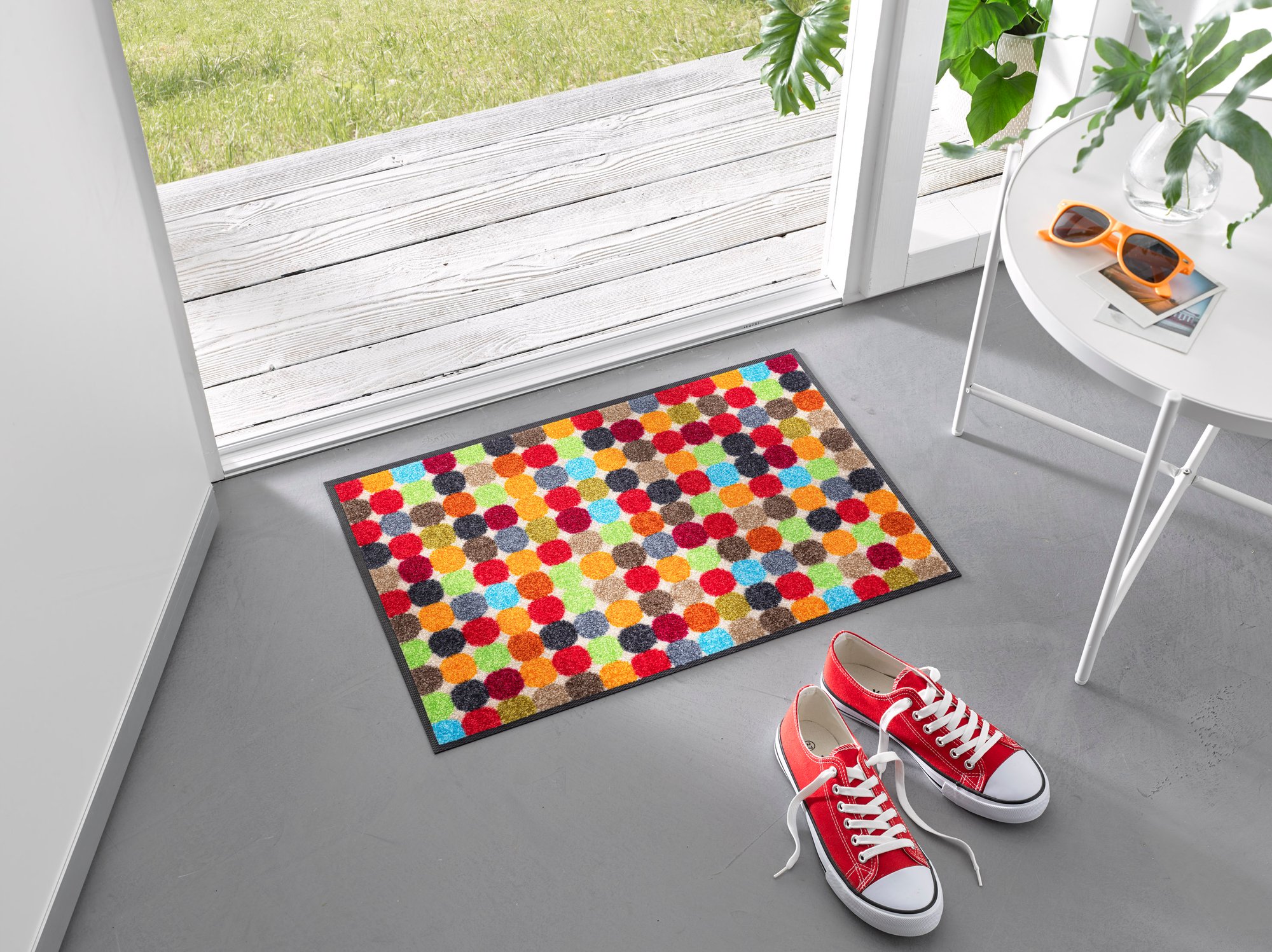 wash+dry Fussmatte Mikado Dots 40x60 cm 9010216035636