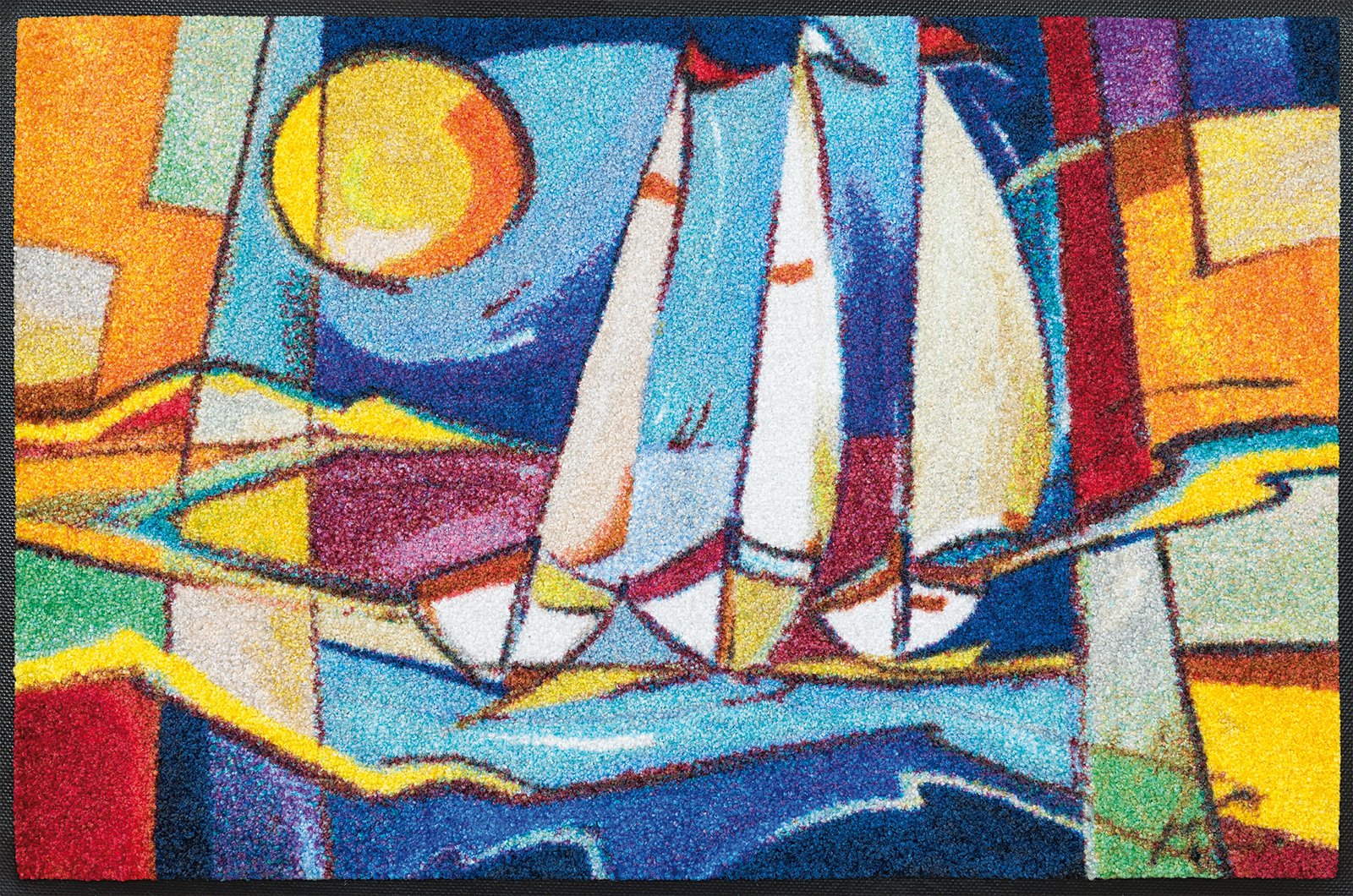 wash+dry Fussmatte sailing home 50/75 4032445068112