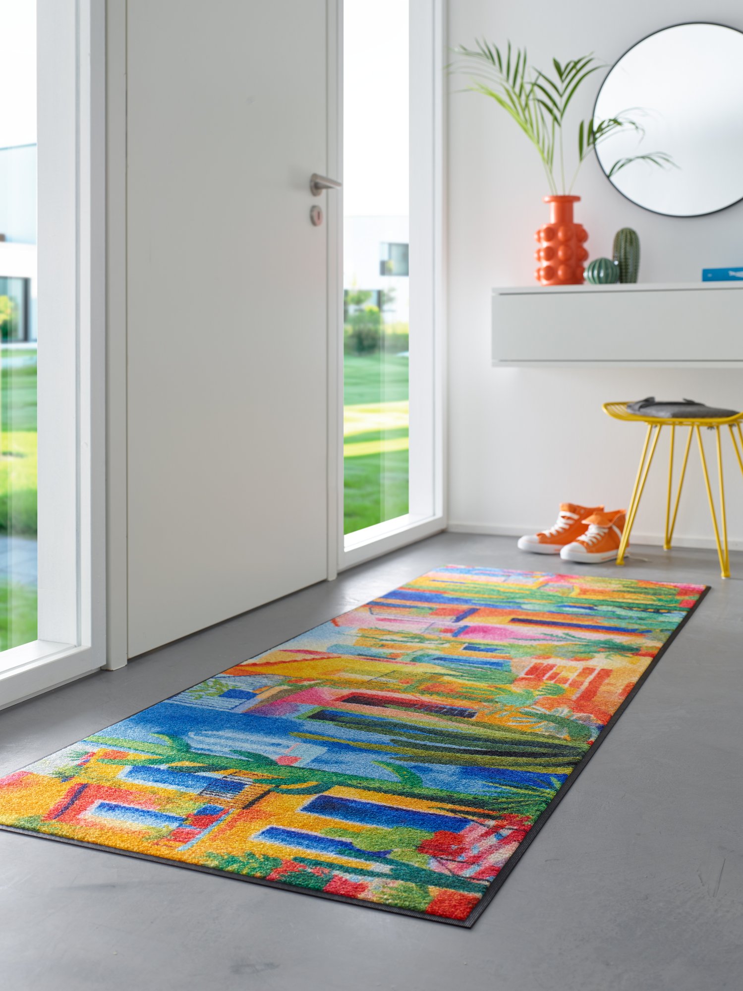 wash+dry Fussmatte Casas de Colores 75/190 9010216078909