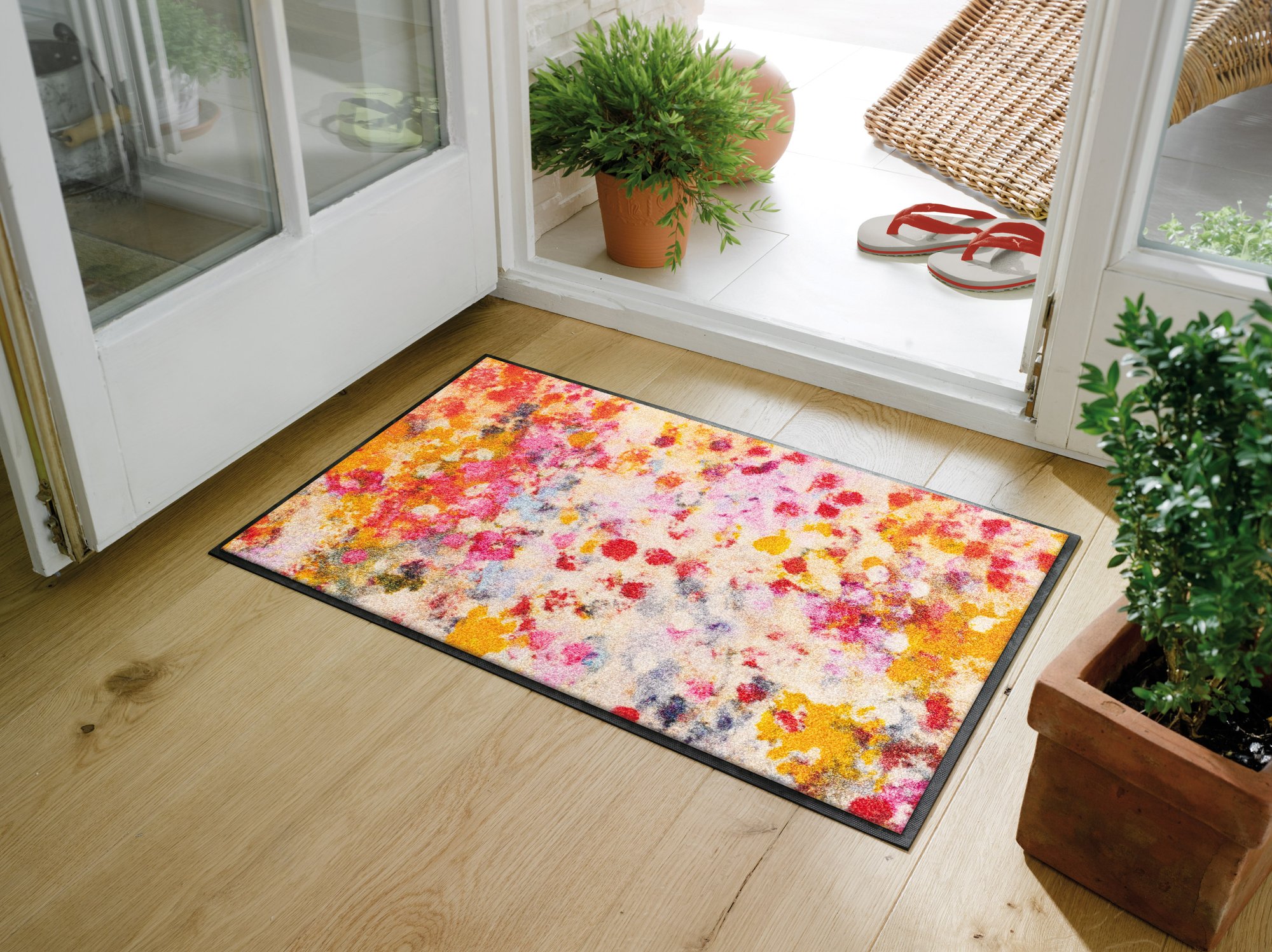 wash+dry Eingangsmatte Wild Summer 50x75 cm 9010216062267