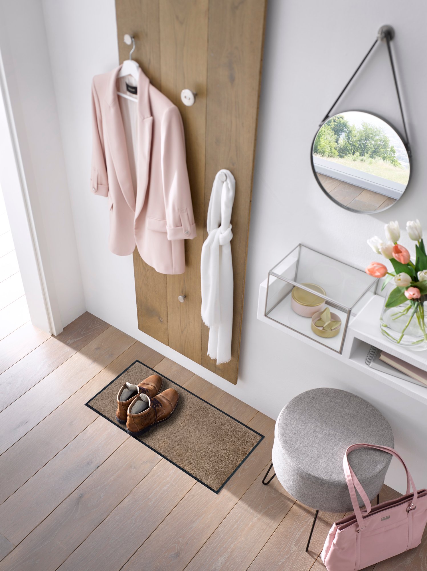 wash+dry Fussmatte Taupe 35/75 9010216029673